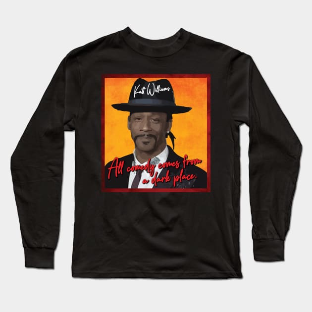 Katt Williams With Best Quotes Long Sleeve T-Shirt by AqlShop